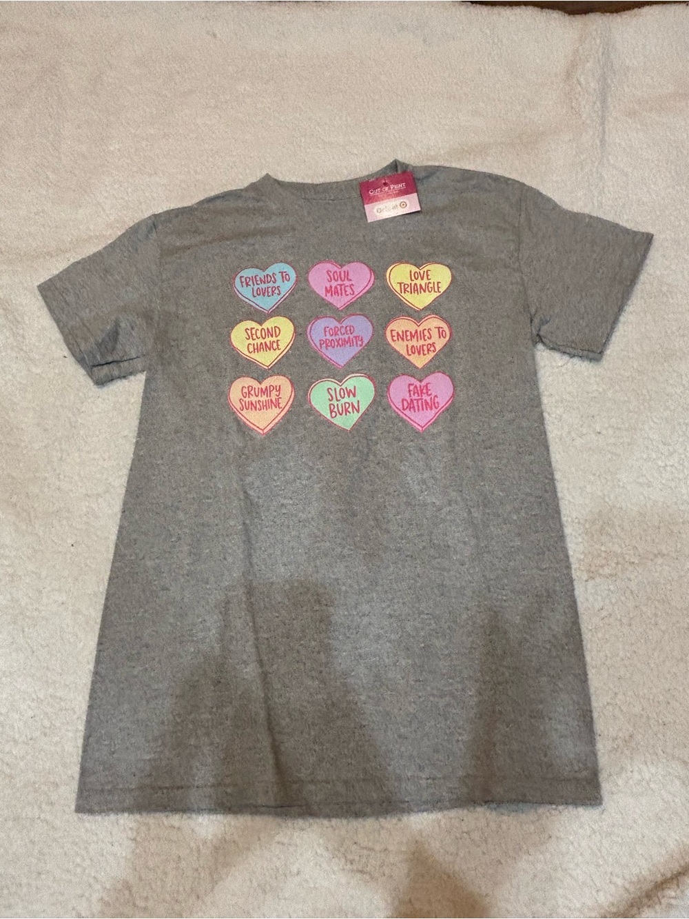 NWT Out of print book trope tee size small
